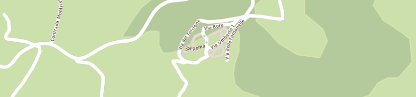 Mappa della impresa spaccapaniccia pasquale a MONTEDINOVE