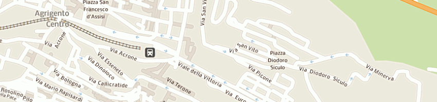 Mappa della impresa bar san vito scibetta a AGRIGENTO