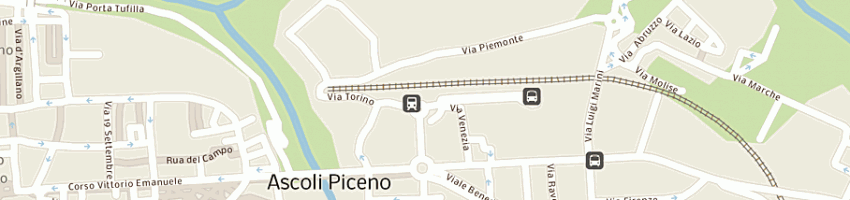 Mappa della impresa start spa a ASCOLI PICENO