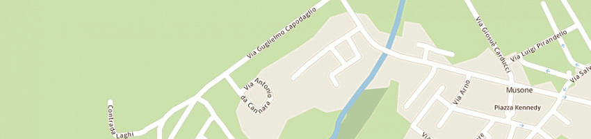 Mappa della impresa ecoinerti srl a RECANATI