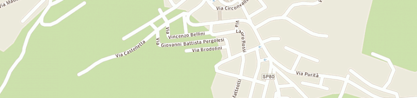 Mappa della impresa olivieri giuseppe a MONTE SAN GIUSTO