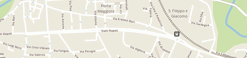 Mappa della impresa baroni romolo a ASCOLI PICENO