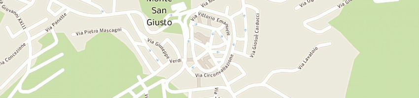 Mappa della impresa pelletteria lady snc di storani sergio e c a MONTE SAN GIUSTO