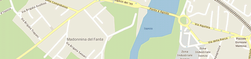 Mappa della impresa consorzio di bonifica pianura isontina a GORIZIA