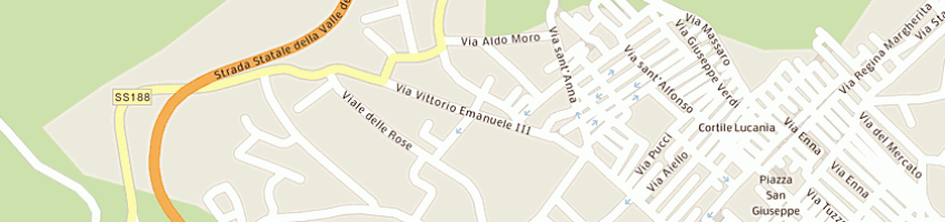 Mappa della impresa municipio a LERCARA FRIDDI