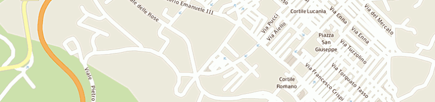 Mappa della impresa cartongraf tipografia a LERCARA FRIDDI