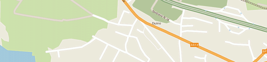 Mappa della impresa duino scavi srl a DUINO AURISINA