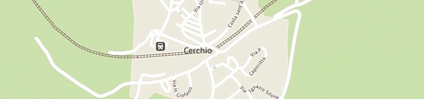 Mappa della impresa iannicca mario a CERCHIO