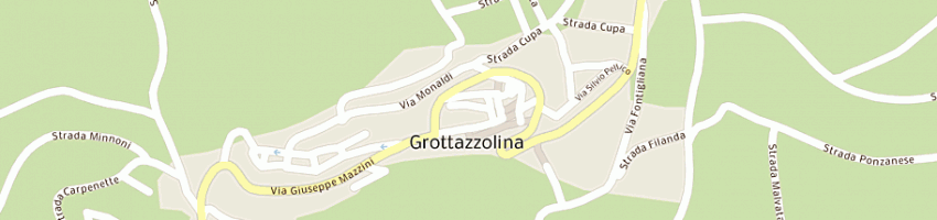 Mappa della impresa ct batterie-ricambi di traini tiziano e c sas a GROTTAZZOLINA