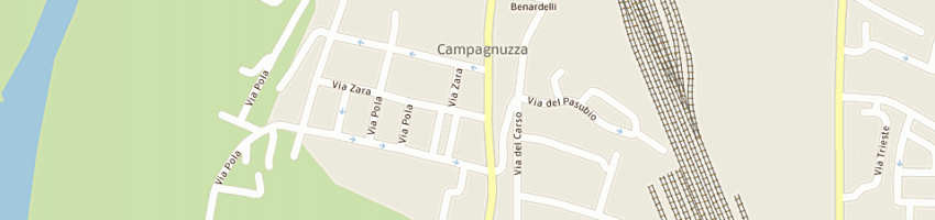 Mappa della impresa sesaro - villa cipro srl a VENEZIA