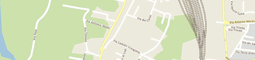 Mappa della impresa isonzo casa servizi immobiliari di jaci giuseppe a GORIZIA