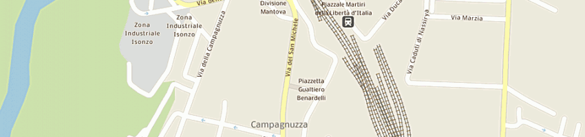 Mappa della impresa cagliari antonio a GORIZIA