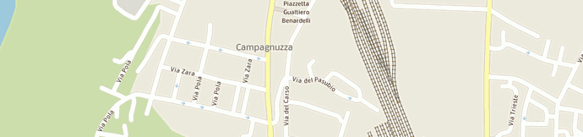 Mappa della impresa mosetti martino e c (snc) a GORIZIA