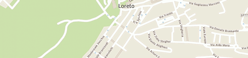 Mappa della impresa gelsi dina di domenella michele a LORETO
