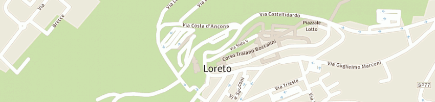 Mappa della impresa fraternita' francescana di betania a LORETO