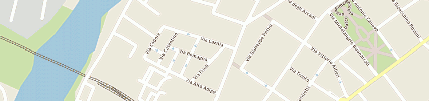 Mappa della impresa salone elvira a GORIZIA