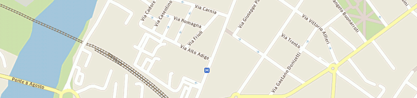 Mappa della impresa winterthur assicurazioni gorizia di trombetta a GORIZIA