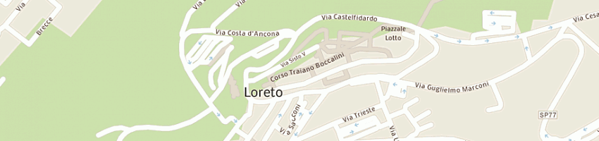 Mappa della impresa regina pacis a LORETO