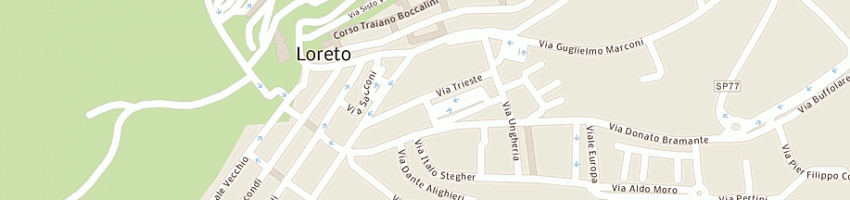 Mappa della impresa edilpiu' costruzioni srl a LORETO