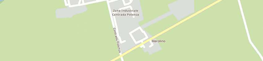 Mappa della impresa eurotecno srl a POTENZA PICENA