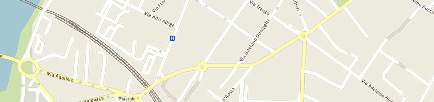 Mappa della impresa caffe' aquileia a GORIZIA