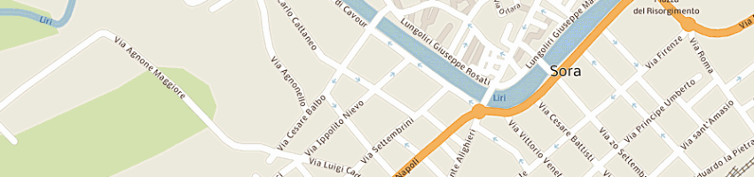 Mappa della impresa mtm autoricambi srl a SORA