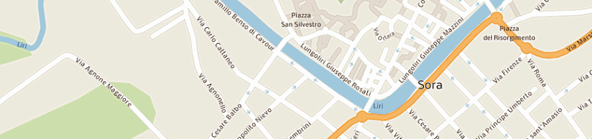 Mappa della impresa maior formazione e sviluppo di conte massimo a SORA