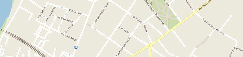 Mappa della impresa albergo hotel trieste a VENEZIA