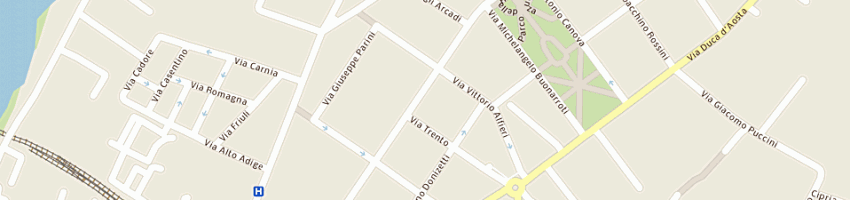 Mappa della impresa marchi giancarlo a GORIZIA