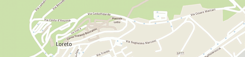 Mappa della impresa diodovich giovanni a LORETO