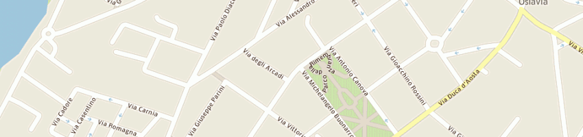 Mappa della impresa alimentari al parco di lakovic marina a GORIZIA