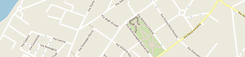 Mappa della impresa active di valdemarin marco a GORIZIA