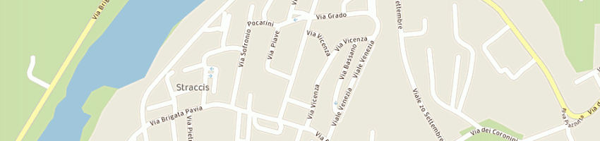 Mappa della impresa poste italiane spa a GORIZIA