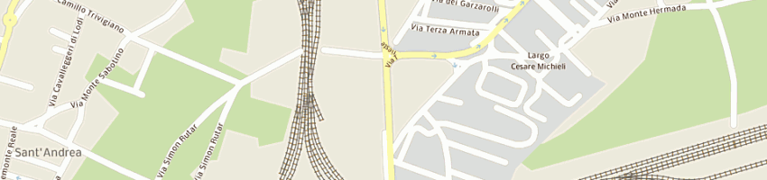 Mappa della impresa pizzeria alla conchiglia a VENEZIA