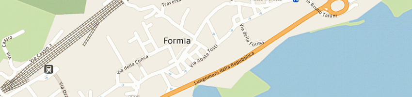 Mappa della impresa guarino e moschetta a FORMIA