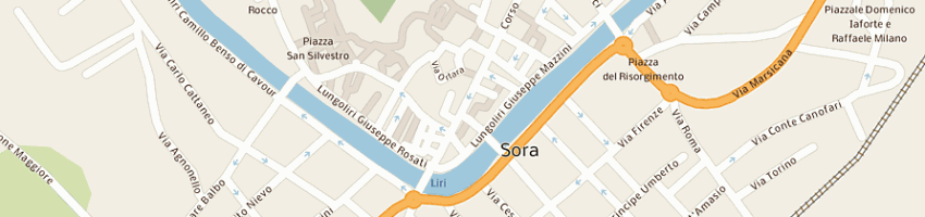 Mappa della impresa boot di luigi colizza sas a SORA
