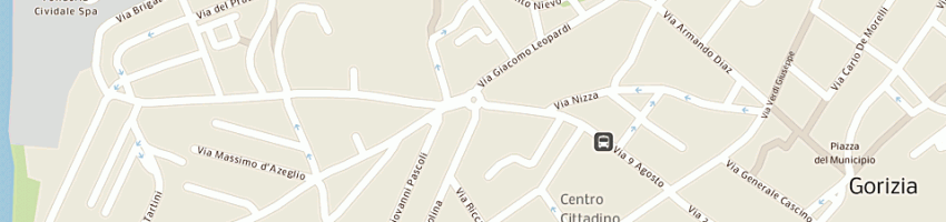 Mappa della impresa centro arredamenti city (snc) a GORIZIA