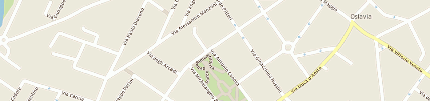 Mappa della impresa zamparo adriano a GORIZIA