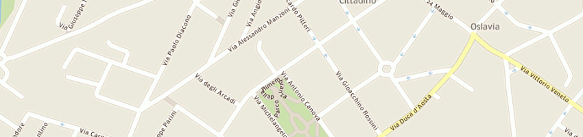 Mappa della impresa crocetti bruno a GORIZIA