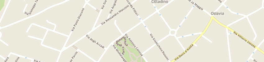 Mappa della impresa centro tecnico ortopedico a GORIZIA