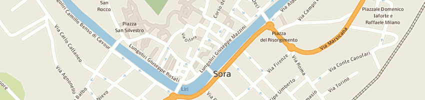 Mappa della impresa ganino francesco a SORA