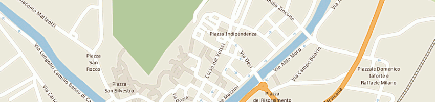 Mappa della impresa fashion blue di perruzza maria franca e c snc a SORA