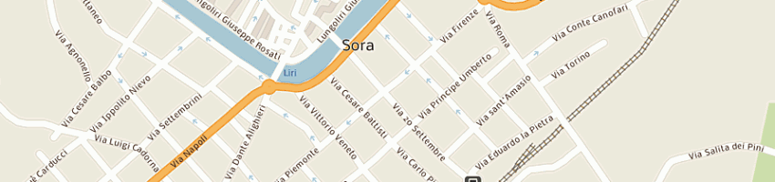 Mappa della impresa cioffi ernesto anselmo a SORA