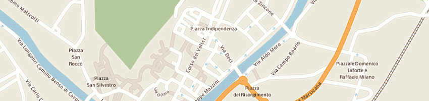 Mappa della impresa fiorentini francesco a SORA