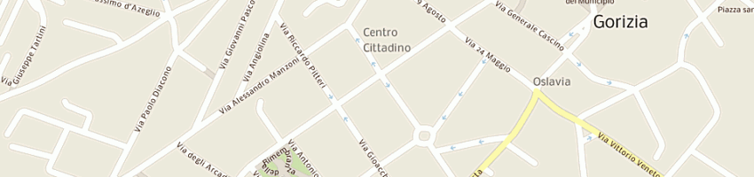 Mappa della impresa caf ugl srl cdr di gorizia a GORIZIA
