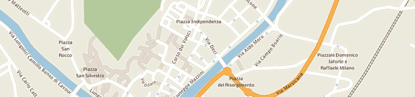Mappa della impresa gismondi ascenzo pasqualino a SORA