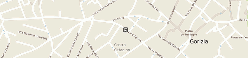 Mappa della impresa borrozzino sas di borrozzino giuseppe e salvato a GORIZIA