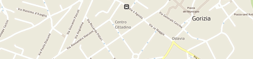 Mappa della impresa cronomarket (snc) a GORIZIA