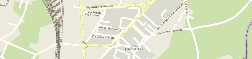 Mappa della impresa autocrali srl a GORIZIA