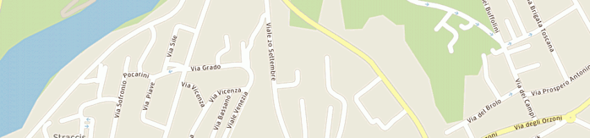 Mappa della impresa circolo tennis gorizia aldo zaccarelli a GORIZIA